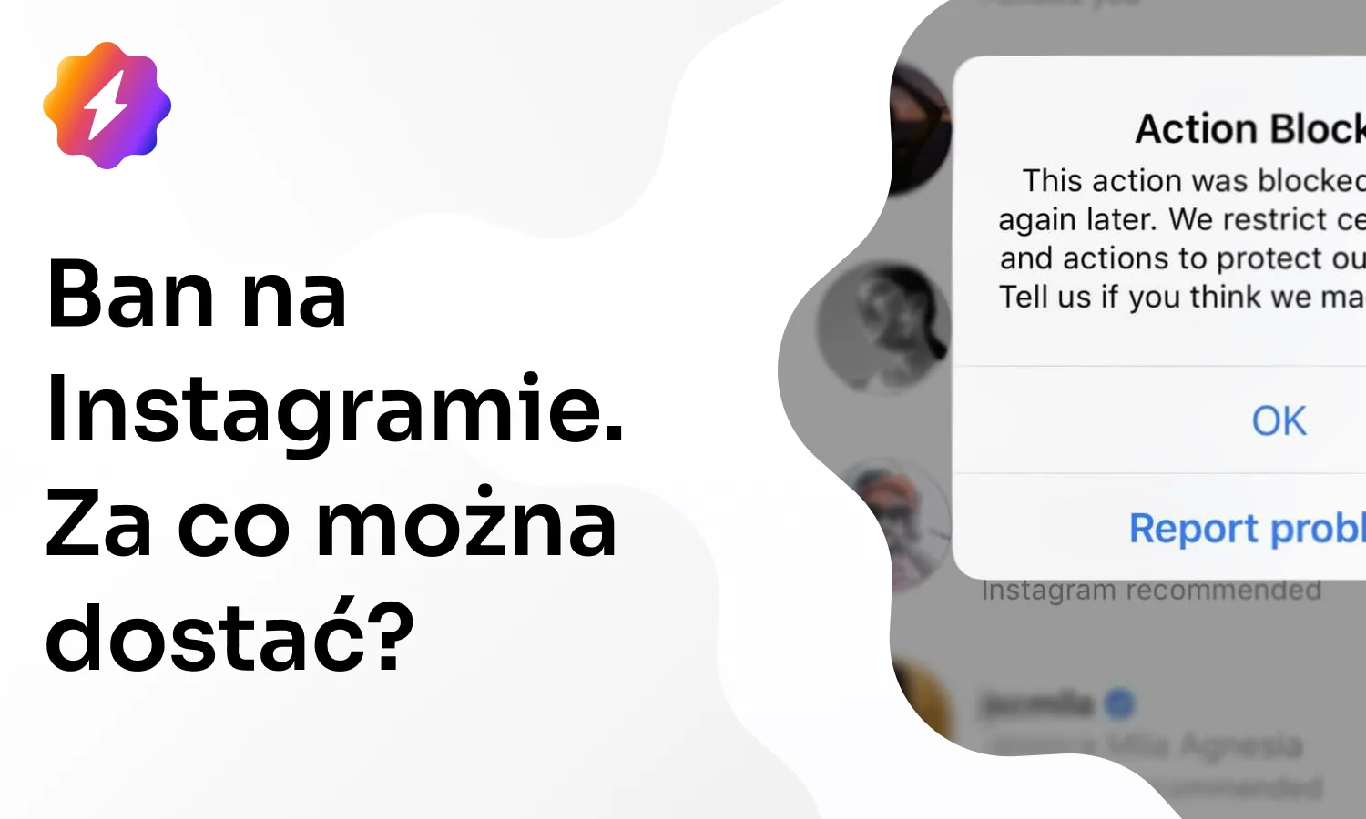 Ban na Instagramie. Za co można dostać?